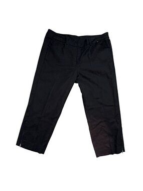 New Directions Womens Capri Pants-Black-Size 12-NWT